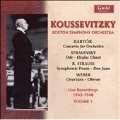 KOUSSEVITZKY -LIVE RECORDINGS 1943-1948 VOL.1:R.STRAUSS/BARTOK/STRAVINSKY/ETC:SERGE KOUSSEVITZKY(cond)/BSO