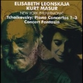 Tchaikovsky: Piano Concertos No.1-3, Concert Fantasy Op.56 (1992-96) / Elisabeth Leonskaja(p), Kurt Masur(cond), New York Philharmonic
