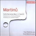マルティヌー: チェロとピアノのためのソナタと変奏曲集