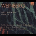 Weinberg: Cello, Violin, Flute Concertos