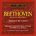 Beethoven: The Great Symphonies; No.5, 6 & 9/ Adrian Boult(cond), Philharmonic Promenade Orchestra of London, Raymond Leppard(cond), Royal Philharmonic Orchestra