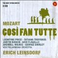 Mozart: Cosi Fan Tutte / Erich Leinsdorf, New Philharmonia Orchestra, Sherrill Milnes, Leontyne Prices, Tatiana Troyanos, etc