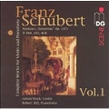 SCENE  Schubert: Works for Violin and Piano Vol 1 / Steck
