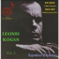 Leonid Kogan Vol.1 -Brahms: Violin Concerto Op.77 (1/11/1958); Mozart: Violin Concerto No.3 KV.216 (2/2/1958) / Pierre Monteux(cond), BSO, etc
