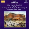 Spohr: Complete String Quartets Vol.14