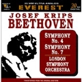 Beethoven: Symphonies no 4 & 7 / Josef Krips, London SO
