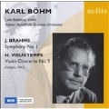 Brahms:Symphony No.1/Vieuxtemps:Violin Concerto No.5 (1963):Lola Bobesco(vn)/Karl Bohm(cond)/Koln Radio Symphony Orchestra