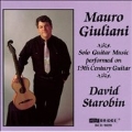 Giuliani: Solo Guitar Music / David Starobin