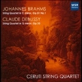 Brahms: String Quartet No.1; Debussy: String Quartet Op.10
