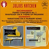 Rachmaninov: Piano Concerto 2;  Dohnanyi / Julius Katchen