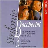 Boccherini: The Symphonies Vol 3 / Giorgio Bernasconi