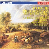 Bach: Trio Sonatas / Blacher, Kobayashi, Fujiwara Bach: Trio Sonatas / Blacher, Kobayashi, Fujiwara