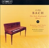 ߥ塦ѡ/C.P.E.Bach  Solo Keyboard Music Vol.10 / Spanyi[BIS1189]