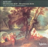 Mozart: Divertimenti K 247 and 334 / Gaudier Ensemble