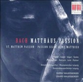 .S.BACH:ST MATTHEW PASSION:R.MAUERSBERGER(cond)/LGO/ETC .S.BACH:ST MATTHEW PASSION:R.MAUERSBERGER(cond)/LGO/ETC