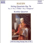ƥå/Haydn String Quartets Op. 76 Nos. 1[8550314]