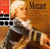 Mozart: Symphony no 28, Concerto for Violin no 4, etc