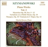 ޡƥ󡦥/Szymanowski Piano Works, Vol. 2[8553300]