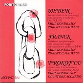 Weber: Konzertstueck;  Franck, Prokofiev / Kondrashin, et al