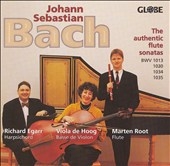 Bach: Authentic flute sonatas / Egaar, de Hoog, Root
