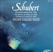 Schubert: Moments musicaux, Sonata D 958 / Philippe Cassard