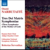 ٥륿㡼˥/O.Narbutaite Tres Dei Matris Symphoniae (Three Symphonies of the Mother of God)[8572295]