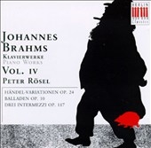 PIANO WORKS V4:BRAHMS