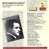 Vocal Archives - Beniamino Gigli - Acoustic Records Part 1