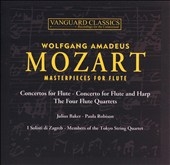Mozart: Masterpieces for Flute / Baker, Robison, et al