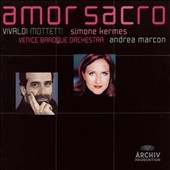 Amor Sacro -Vivaldi: Mottetti; In Furore R.626, Nulla in Mundo Pax Sincera R.630, etc / Simone Kermes(S), Andrea Marcon(cond), Venice Baroque Orchestra