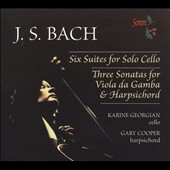 J.S.Bach: 6 Suites for Solo Cello BWV.1007-BWV.1012, 3 Sonatas for Viola da Gamba & Harpsichord BWV.1027-BWV.1029 / Karine Georgian, Gary Cooper