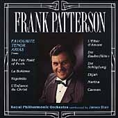 Frank Patterson - Favourite Tenor Arias / Blair, Royal PO Frank Patterson - Favourite Tenor Arias / Blair, Royal PO