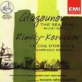Glazounov: The Seasons Ballet Suite; Rimsky-Korsakov: Le Coq D'Or Suite Capriccio Espagnol / Roger Desormiere(cond), ORTF National Orchestra, etc 