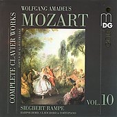 Mozart: Complete Clavier Works Vol.10 - Adagio K.540, Menuett K.355, 12 Variations K.353, etc / Siegbert Rampe Mozart: Complete Clavier Works Vol.10 - Adagio K.540, Menuett K.355, 12 Variations K.353, etc / Siegbert Rampe