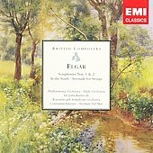 Elgar: Symphonies No.1, No.2, In the South Op.50, etc / John Barbirolli, Philharmonia Orchestra, etc