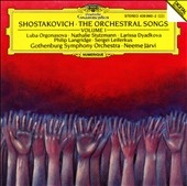 Shostakovich: Orchestral Songs, Vol. 1
