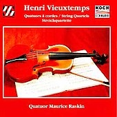 Vieuxtemps: String Quartets / Quatuor Maurice Raskin