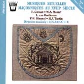 Musiques Rituelles Maconniques au XVIIIe Siecle / Cotte Musiques Rituelles Maconniques au XVIIIe Siecle / Cotte