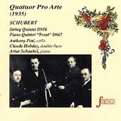 Strings - Quatuor Pro Arte - Schubert: Quintets