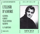 Donizetti: L'Elisir d'Amore / Varviso, Gedda, Grist, et al