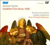 Schutz: Geistliche Chor-Music 1648 SWV.369-397