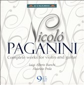Maurizio Preda/PaganiniThe Complete Works for Violin and GuitarLuigi Alberto Bianchi(vn)/Maurizio Preda(g)[CDS466]