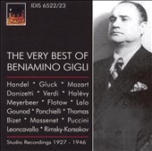 The Very Best of Beniamino Gigli -Handel/Mozart/Donizetti/etc (1927-46)