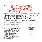 Handel: Messiah / Woodside, Oratorio Society of New York