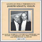 Legendary Public Performances- Joseph Szigeti