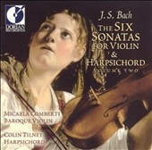 Bach: Six Sonatas for Violin & Harpsichord Vol 2 / Comberti