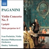󡦥ݥ硼/Paganini Violin Concerto No.5, I Palpiti Op.13, Moto Perpetuo Op.11[8570487]