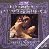 Monteverde: Varie Musiche Sacre / Gini, Ensemble "Concerto"