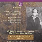 The Koussevitsky Edition Vol 5 - Beethoven: Symphony no 9