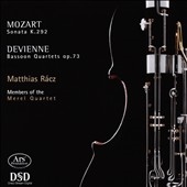 Mozart: Sonata for Bassoon & Cello K.292; Devienne: Bassoon Quartets Op.73 Mozart: Sonata for Bassoon & Cello K.292; Devienne: Bassoon Quartets Op.73